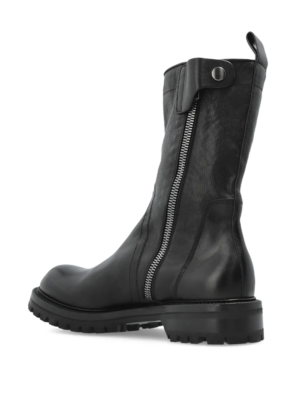 Rick Owens Concordians Army Creeper zip-fastening boots Black