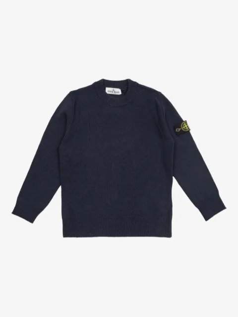 Stone Island Junior Compass-badge sweater