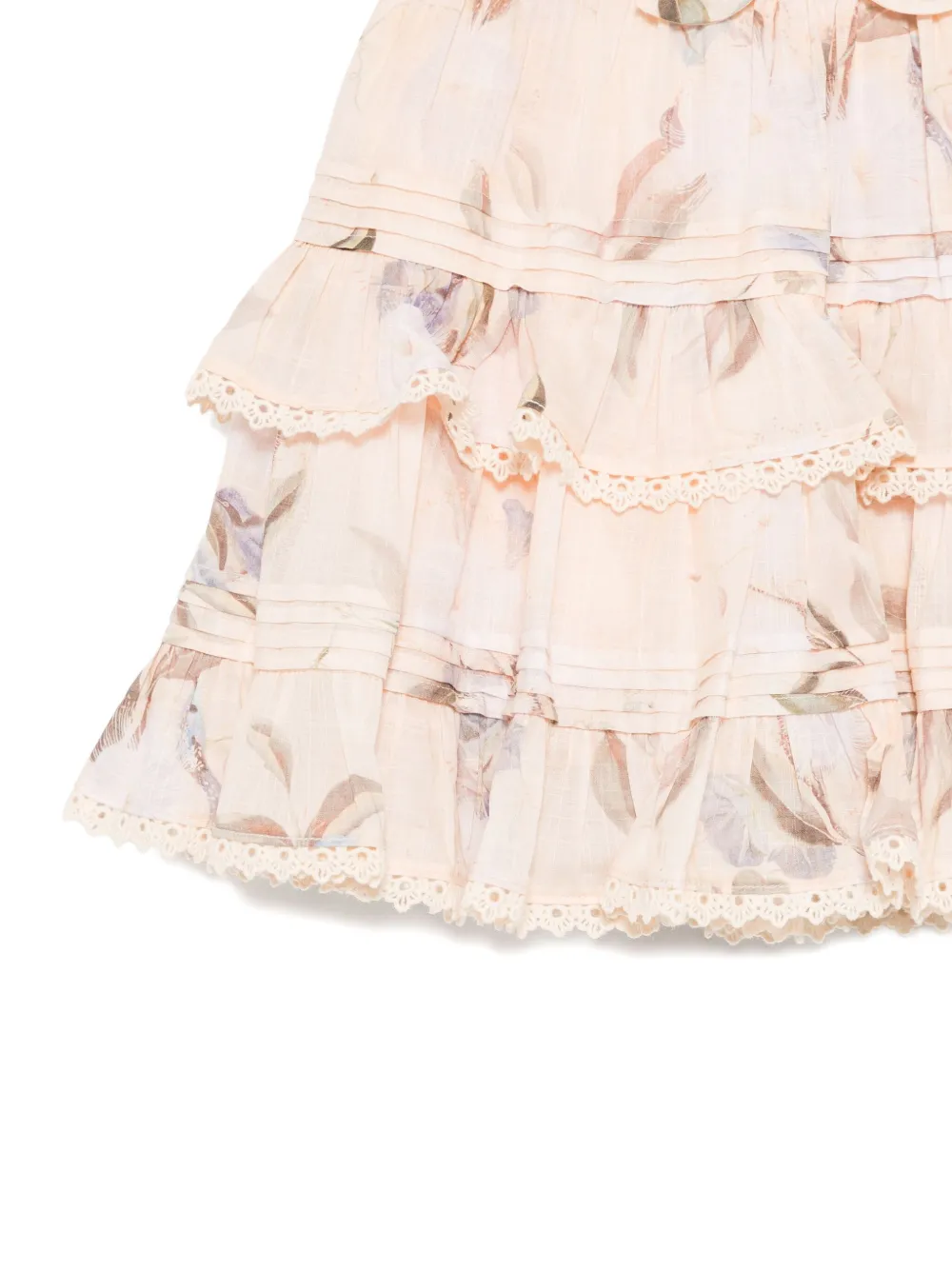 ZIMMERMANN Kids Cascadian rok Beige