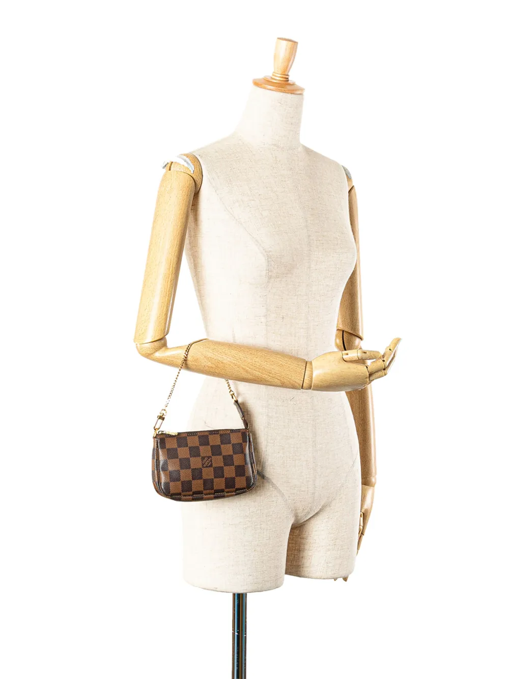 Louis Vuitton Pre-Owned 2012 Damier Ebene Mini Pochette Accessoires handbag | Pre-Owned | Image 2