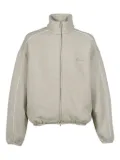 FEAR OF GOD ESSENTIALS embroidered-logo track jacket - Grey