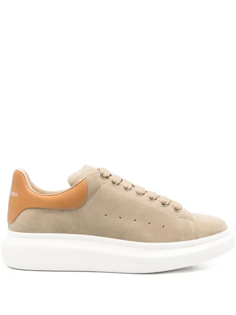 Alexander McQueen Oversized suede sneakers