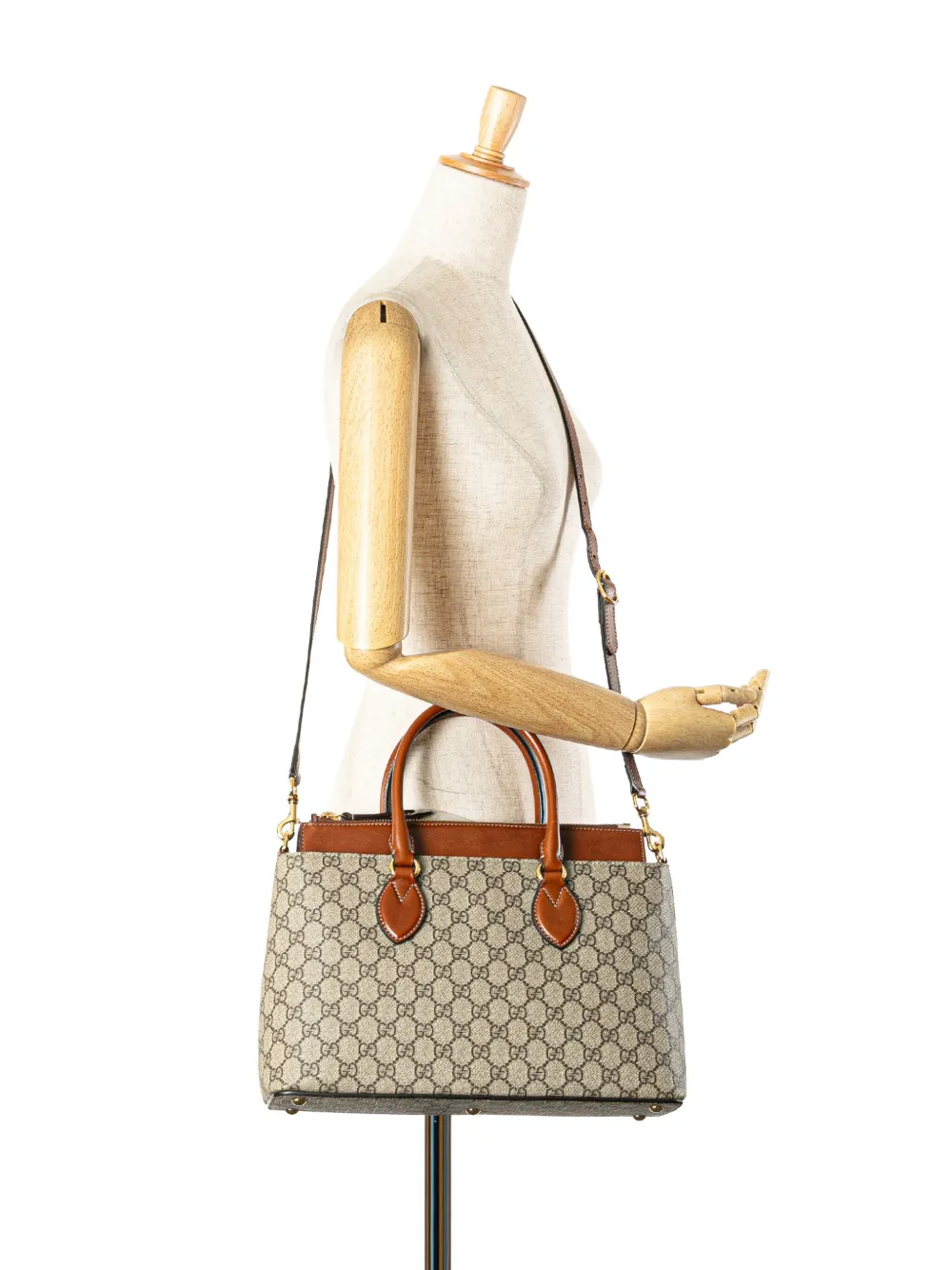 Gucci Pre-Owned 2016-2025 GG Supreme Linea A satchel | Pre-Owned | Image 2