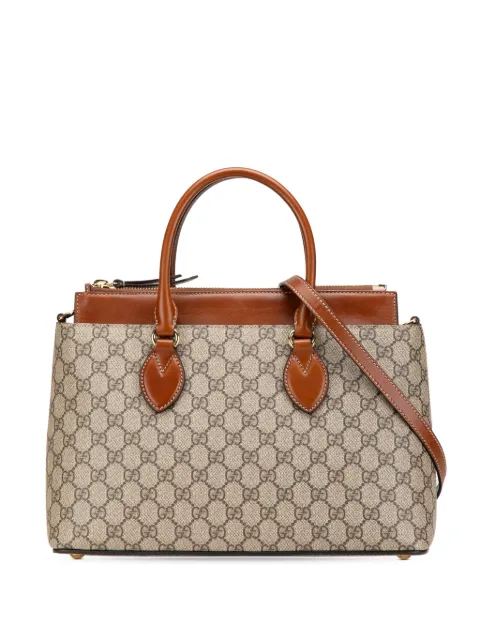 Gucci Pre-Owned 2016-2025 GG Supreme Linea A satchel