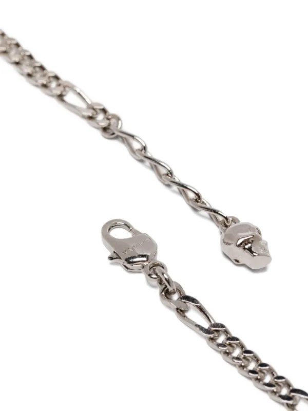 Alexander McQueen スカルチャーム ネックレス | シルバートーン