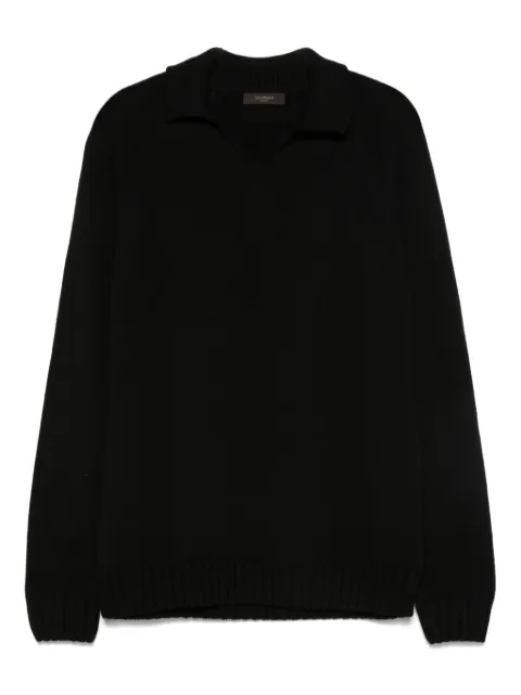 Zanone polo-neck wool sweater