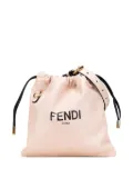 Fendi Pre-Owned 2010-2025 Small Leather Logo Drawstring crossbody bag - Pink