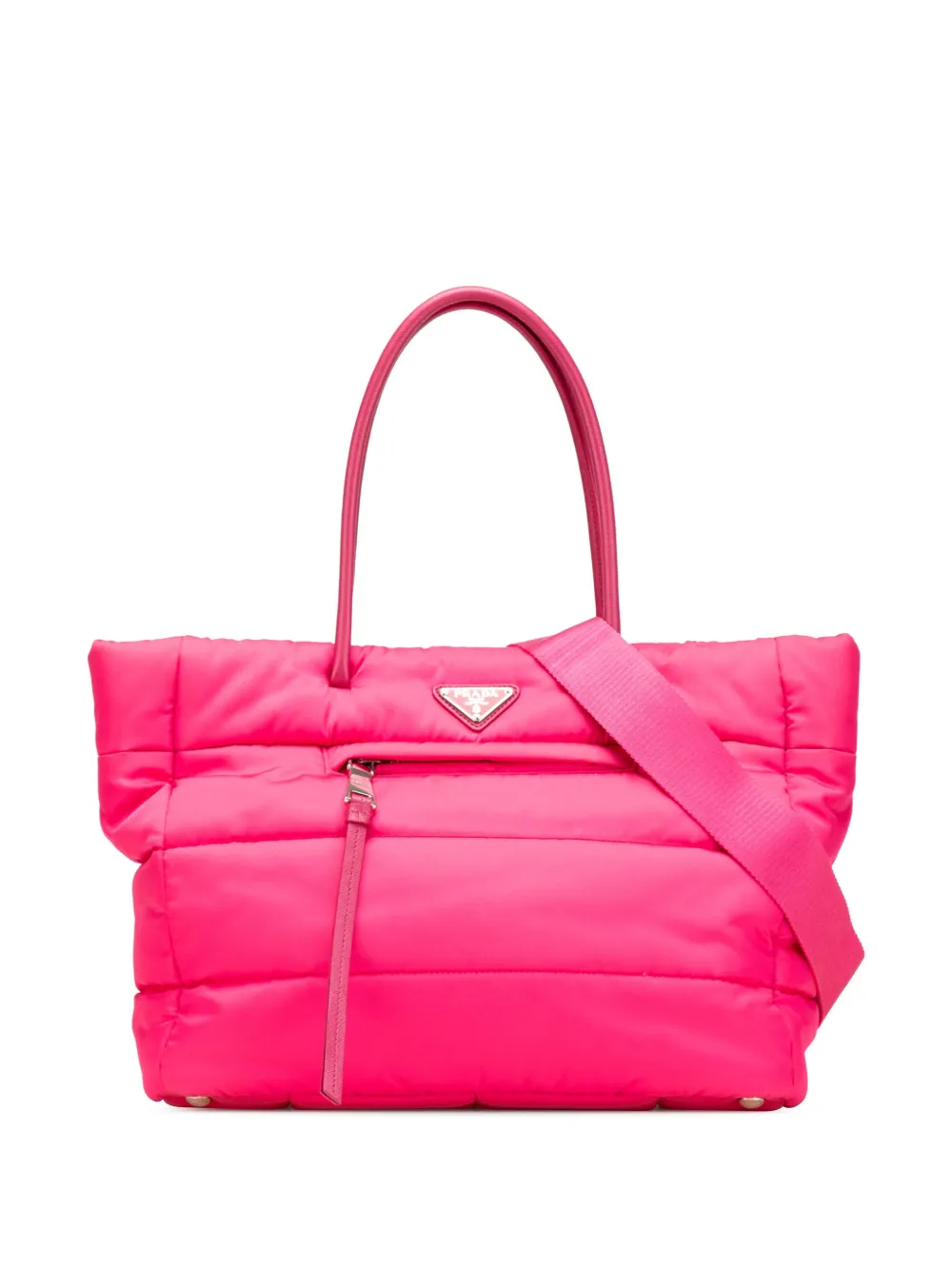 Prada Pre-Owned 2013-2024 Tessuto Bomber Tote satchel | Pink | Image 1