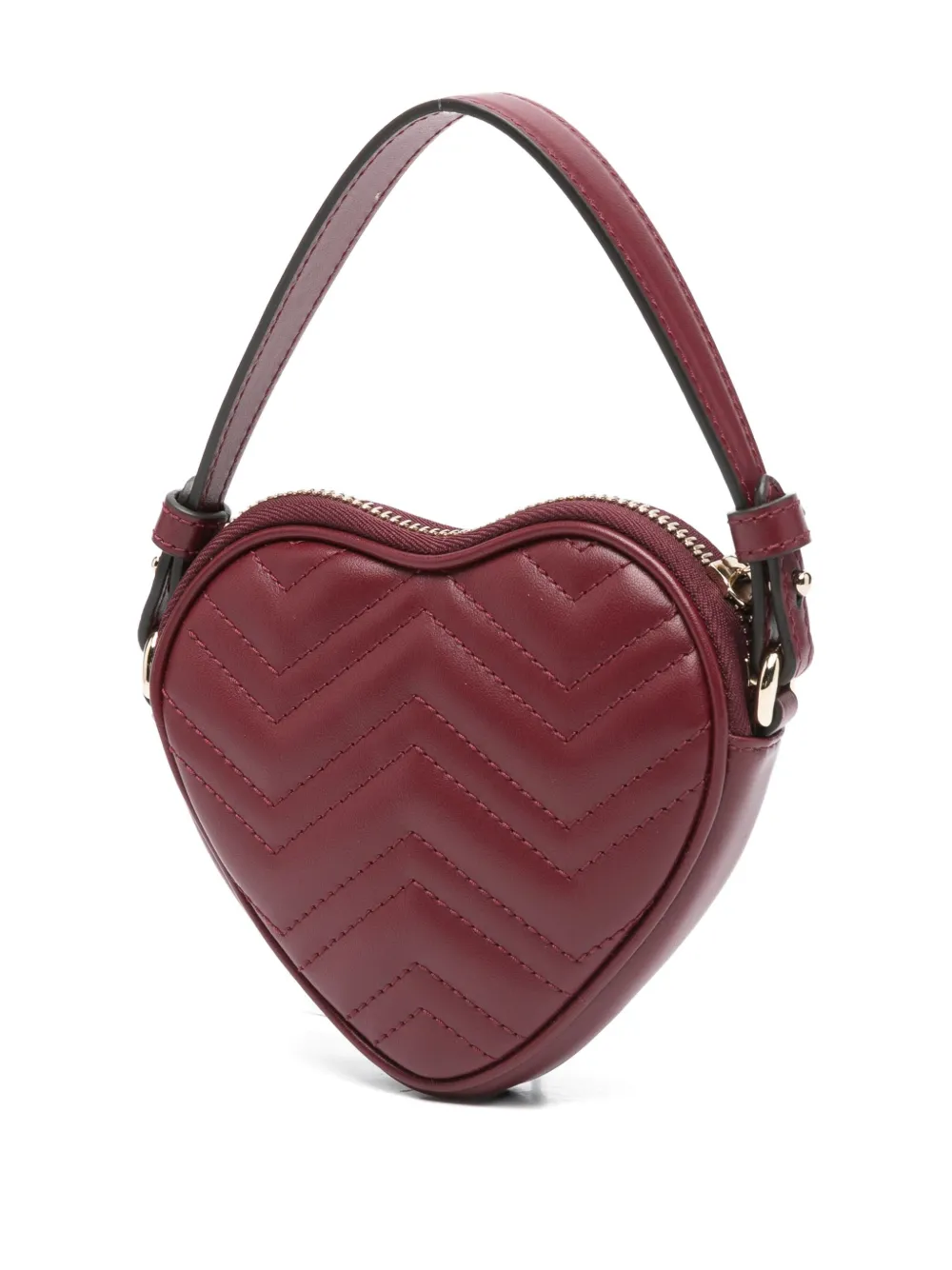 Gucci GG Marmont kleine hartvormige shopper Rood