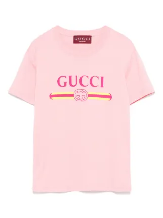 GUCCI ピンク Tシャツ ロゴプリント10歳新品 30838181_59816860_322.jpg