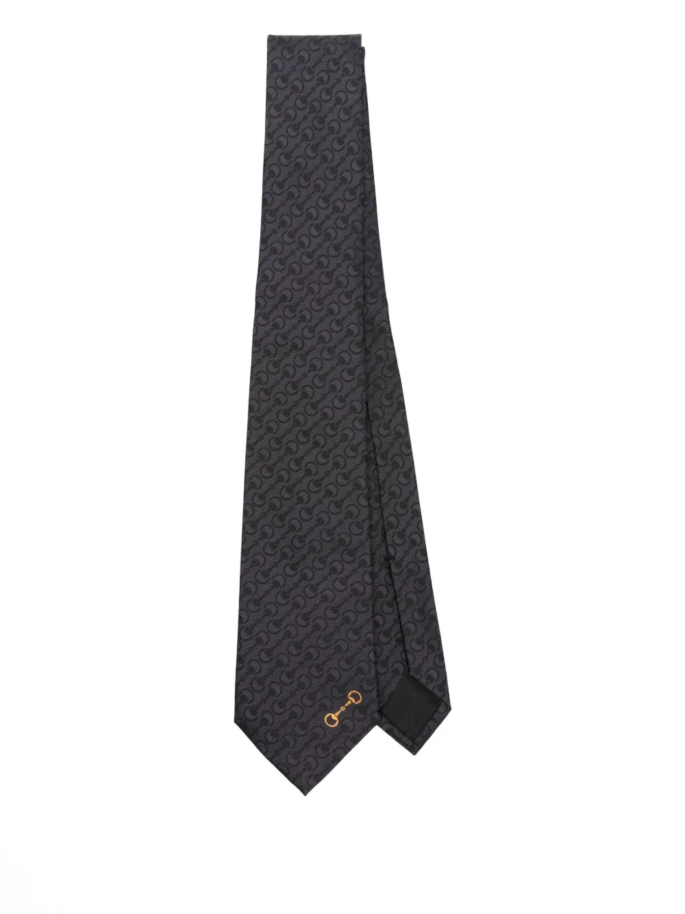 Gucci Horsebit-pattern tie | Black | Image 1