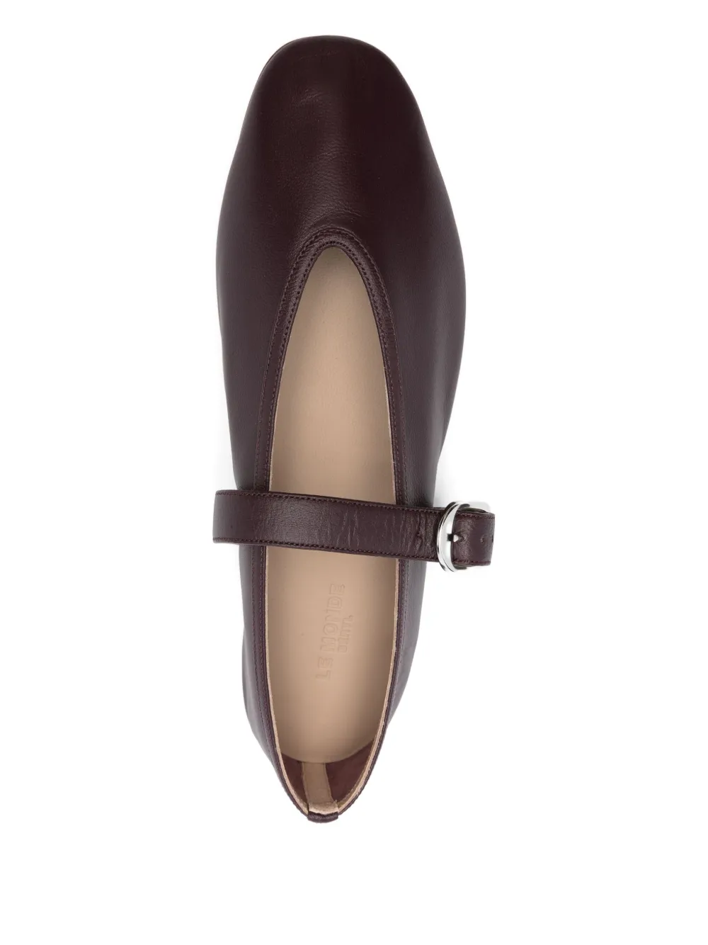Le Monde Beryl Stella ballerina's met gespsluiting Rood