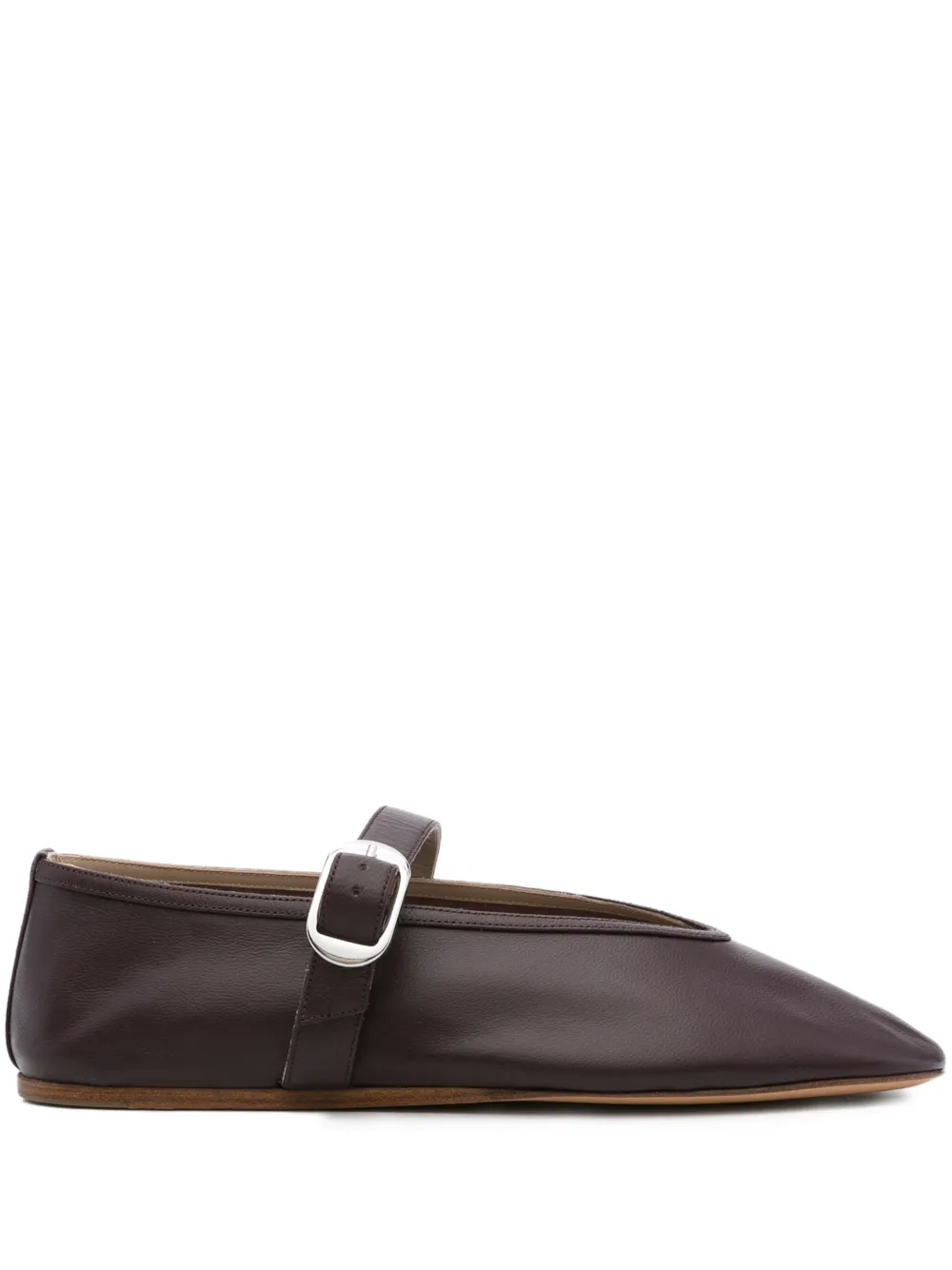 Le Monde Beryl Stella ballerina's met gespsluiting Rood