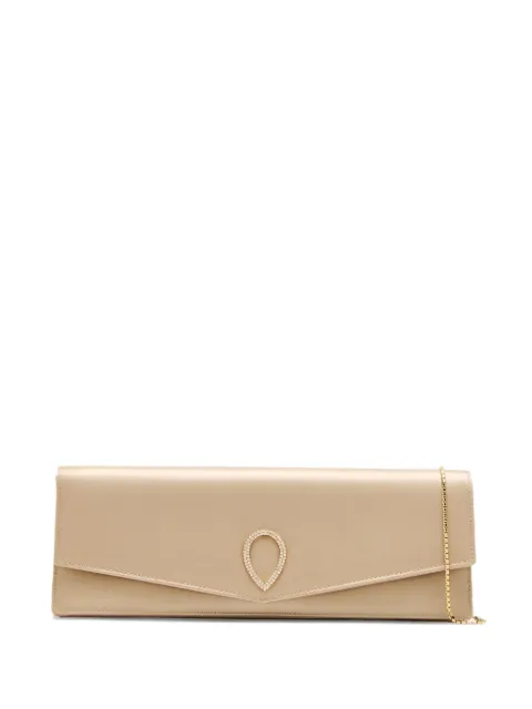 Jennifer Chamandi pearl-embellished clutch bag
