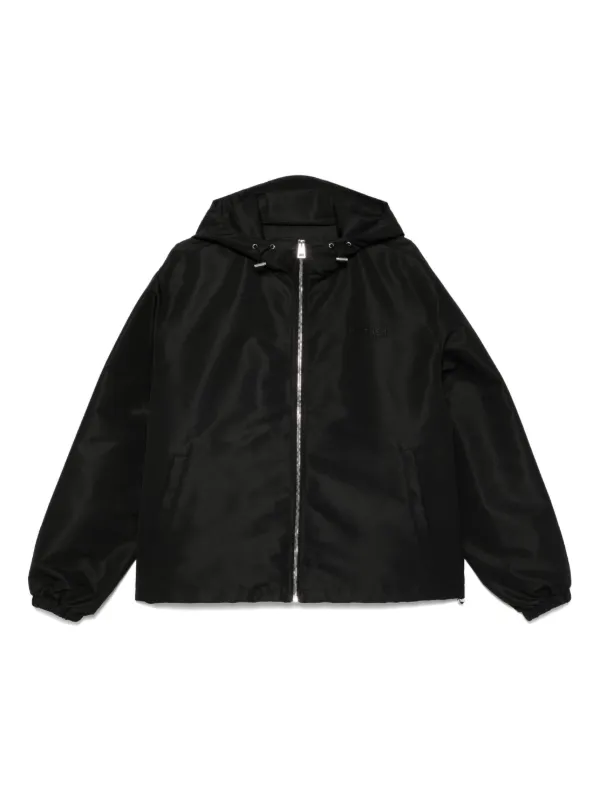 Givenchy ジップアップ フーデッドジャケット | ブラック | FARFETCH JP
