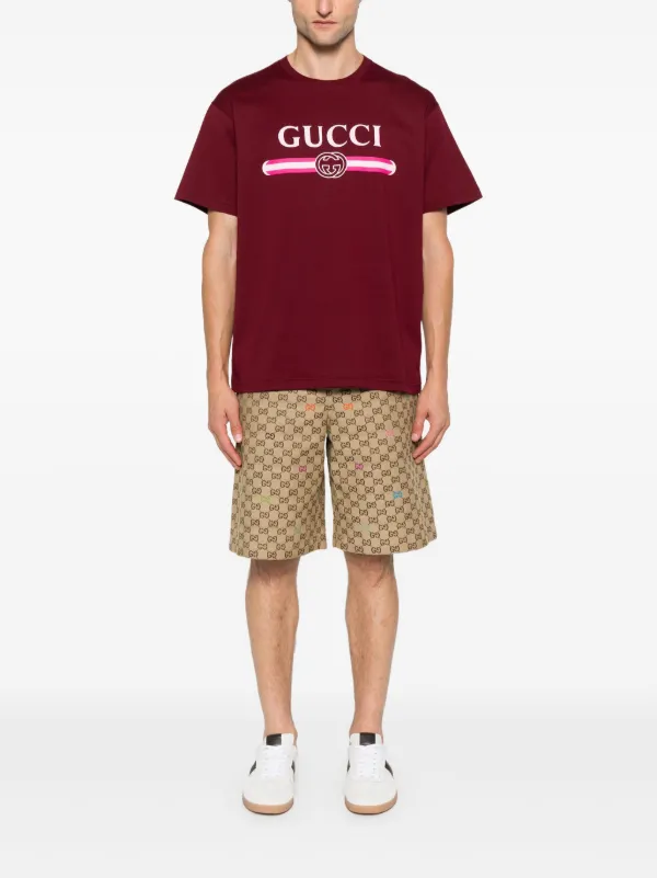 Gucci モノグラム ショートパンツ | ニュートラル | FARFETCH JP