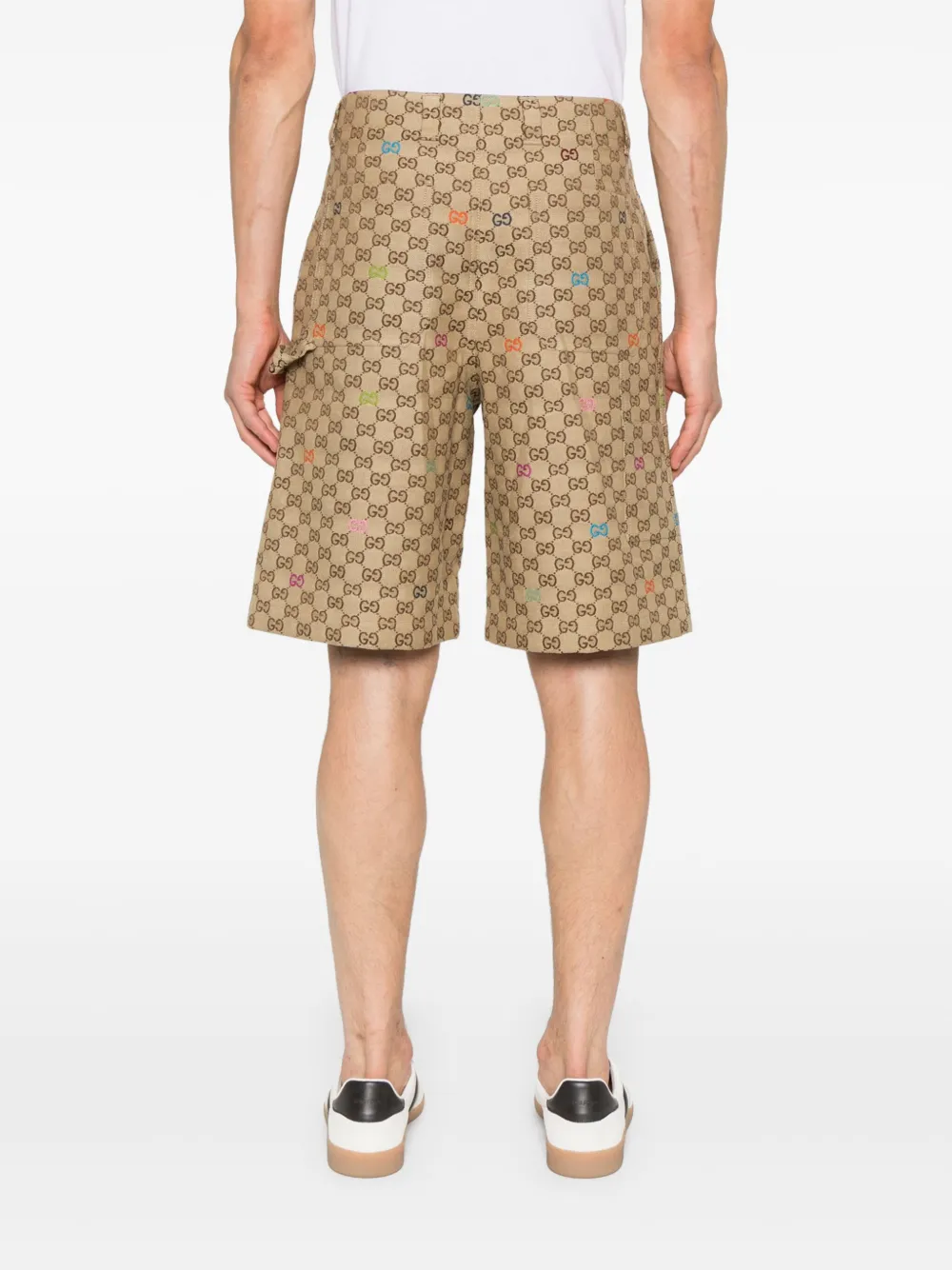 Gucci Shorts met monogram Beige