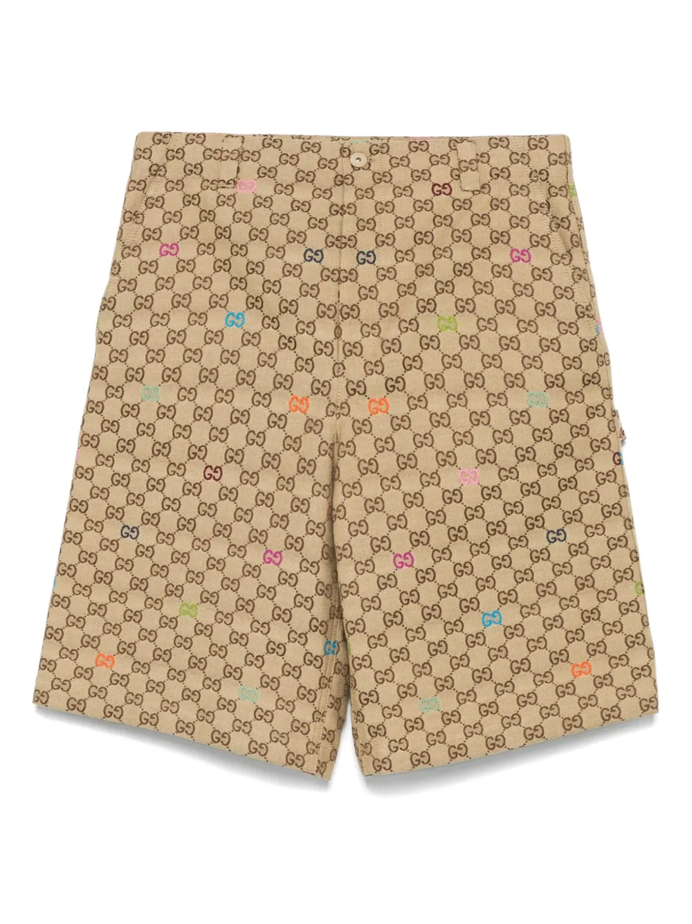 Gucci Shorts met monogram Beige