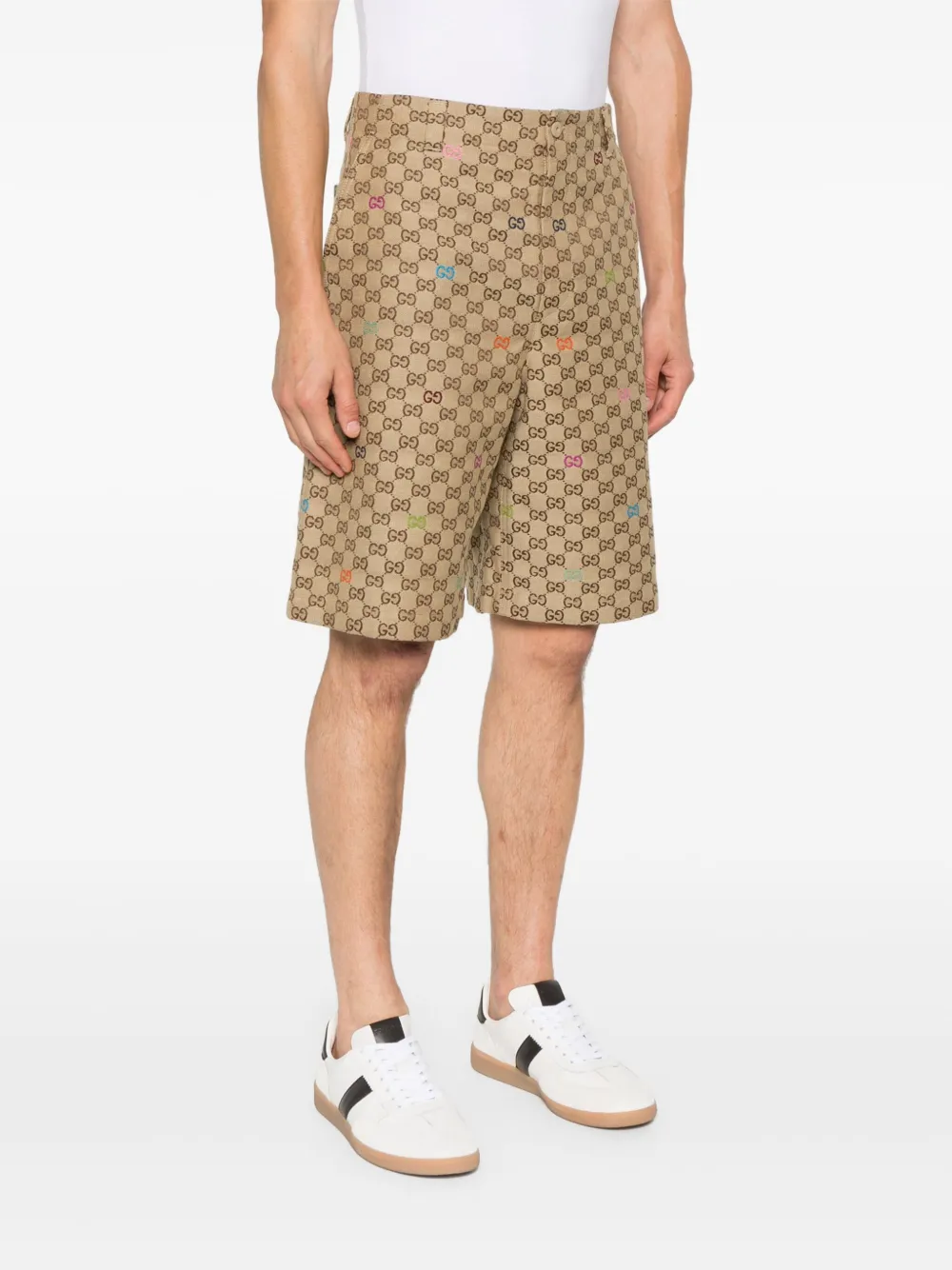 Gucci Shorts met monogram Beige