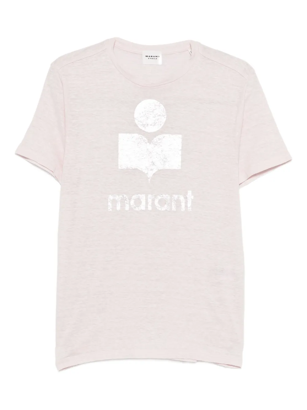 MARANT ÉTOILE Zewel logo-print linen T-shirt