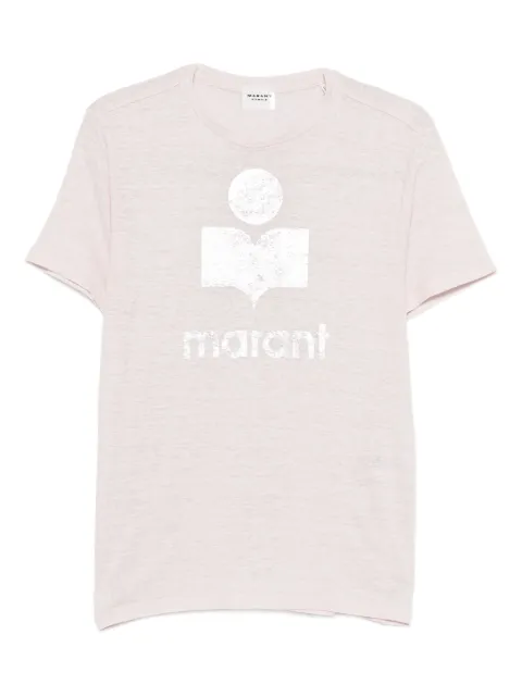 MARANT ÉTOILE Zewel logo-print linen T-shirt