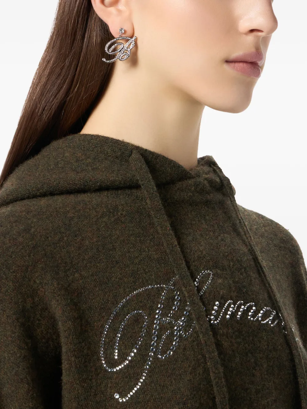 Blumarine crystal-logo earrings | Image 2