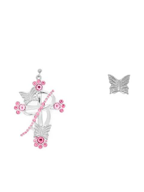 Blumarine aretes con dije de mariposa