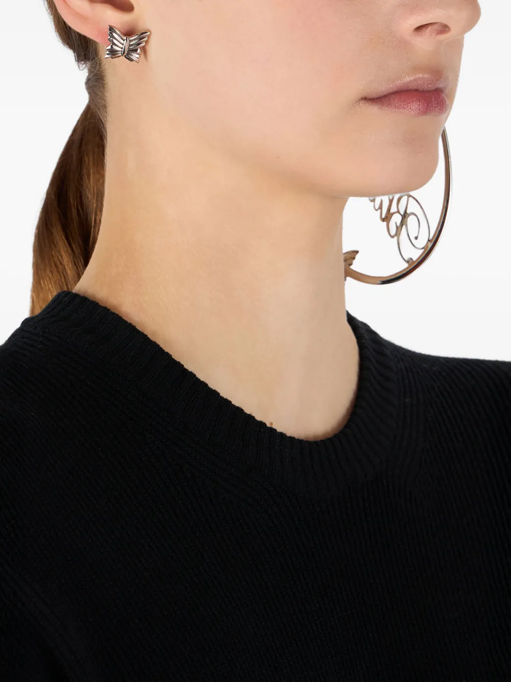 Blumarine logo-lettering earrings | Image 2