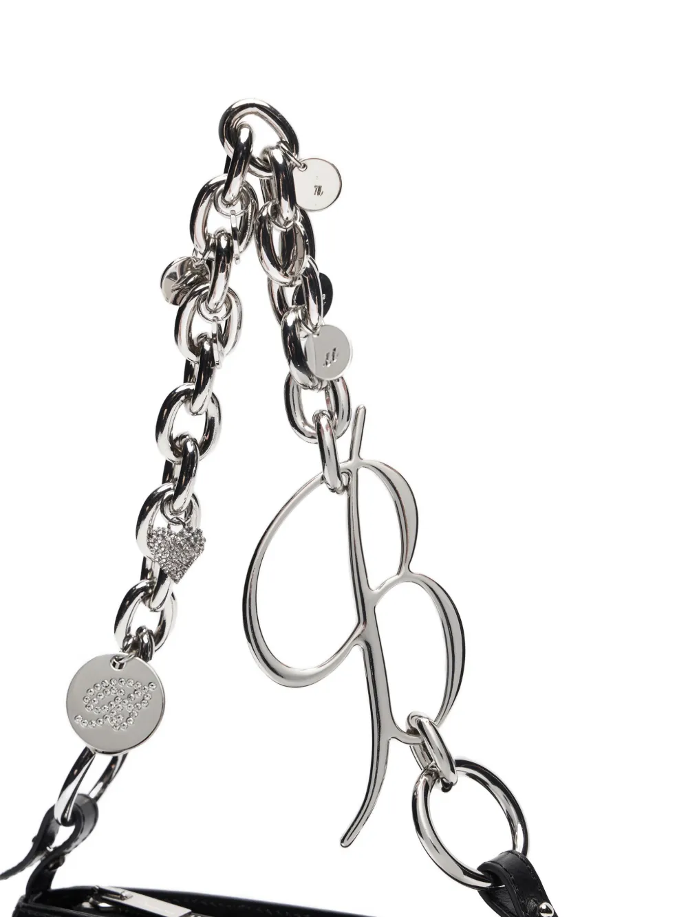 Blumarine Toy Regular shopper met bedel Zwart