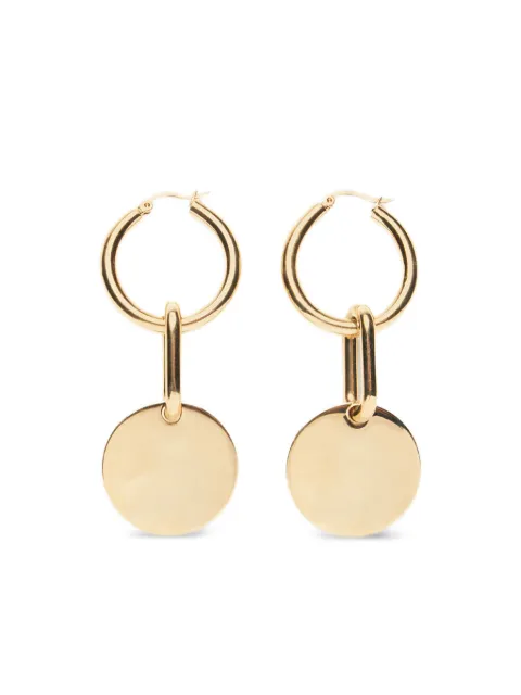 Blumarine logo-crystal earrings