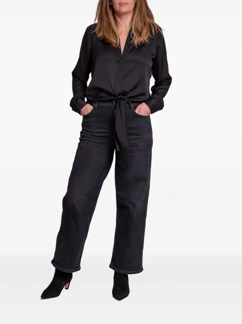 SILK95FIVE Thai tie-front top | Blouses | Image 2