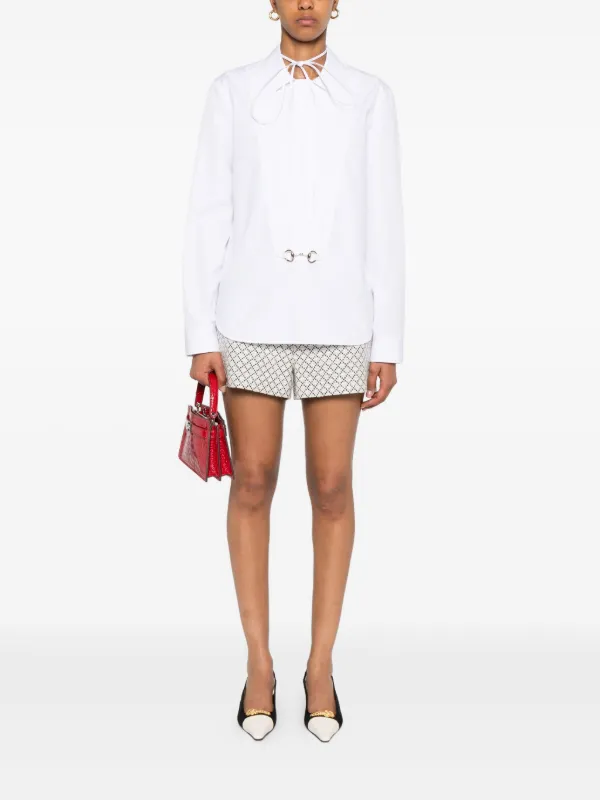 Gucci ホースビット シャツ | ホワイト | FARFETCH JP