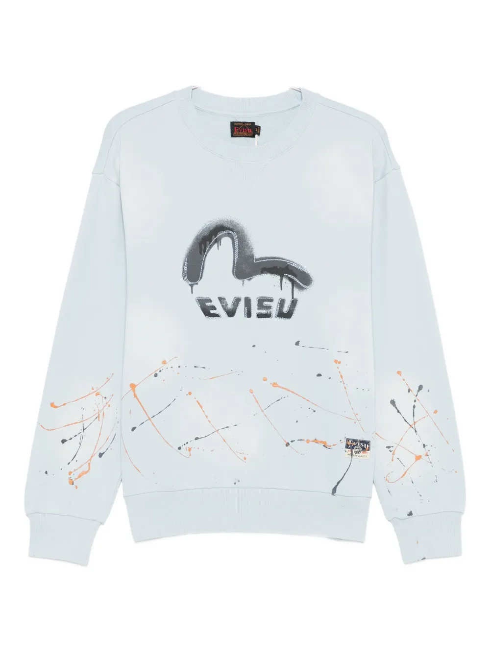 EVISU Seagull sweatshirt - ブルー EVISU Seagull sweatshirt - ブルー