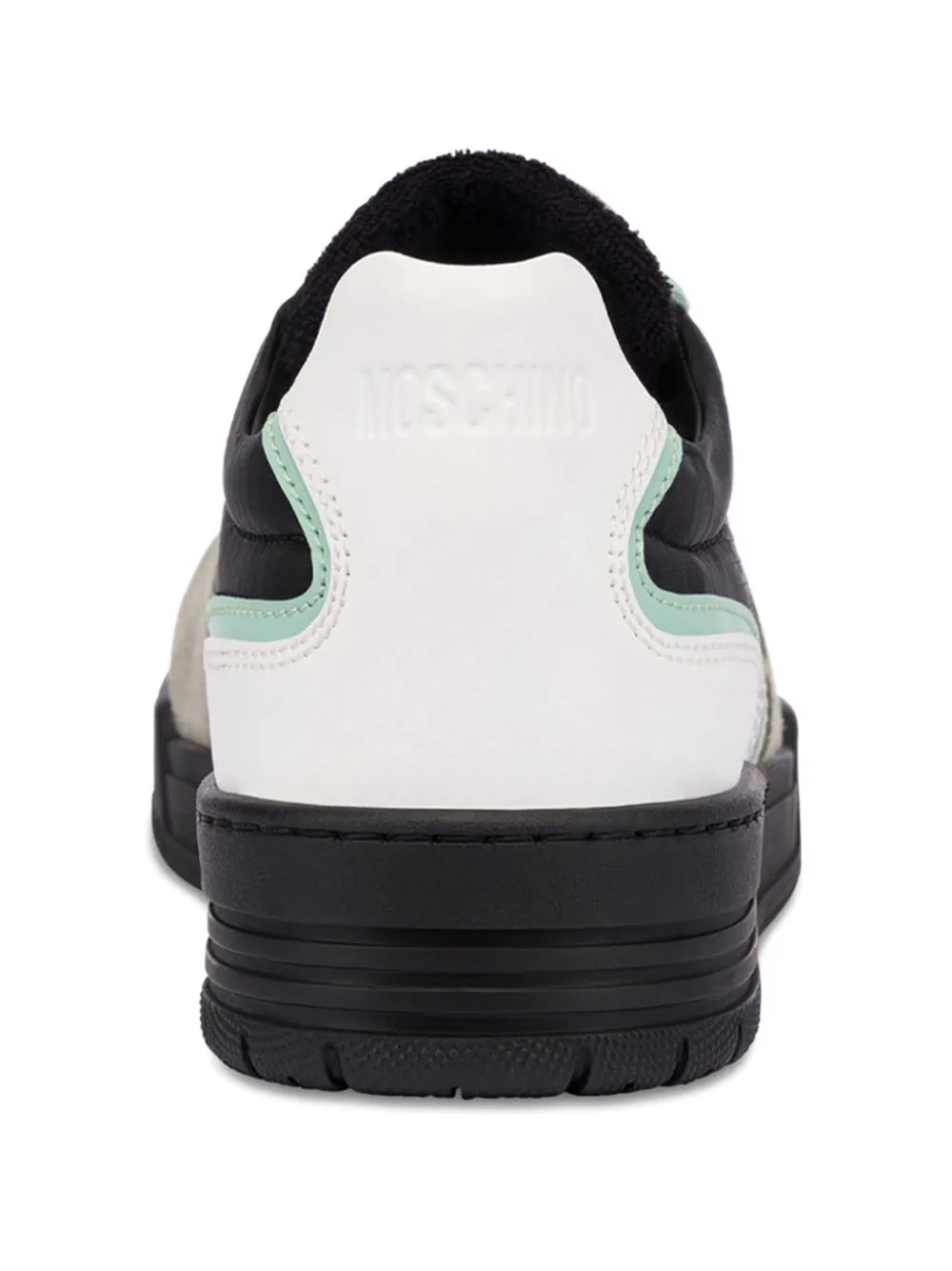 Moschino Sneakers met vlakken en veters Zwart