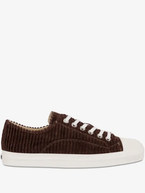 Moschino corduroy lace-up sneakers