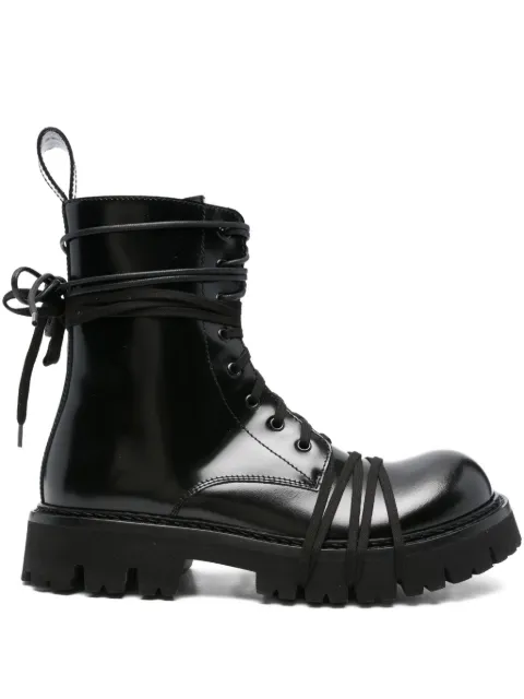 Moschino 45mm ankle-length lace-up boots