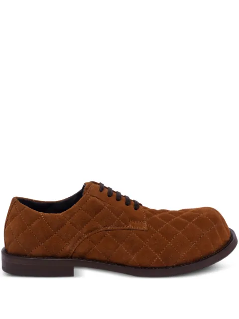 Moschino quilted lace-up shoes