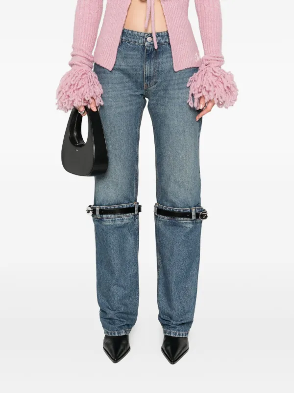 COPERNI コペルニ　ハイブリッドジーンズ Coperni ハイブリッド デニムパンツ | ブルー | FARFETCH JP