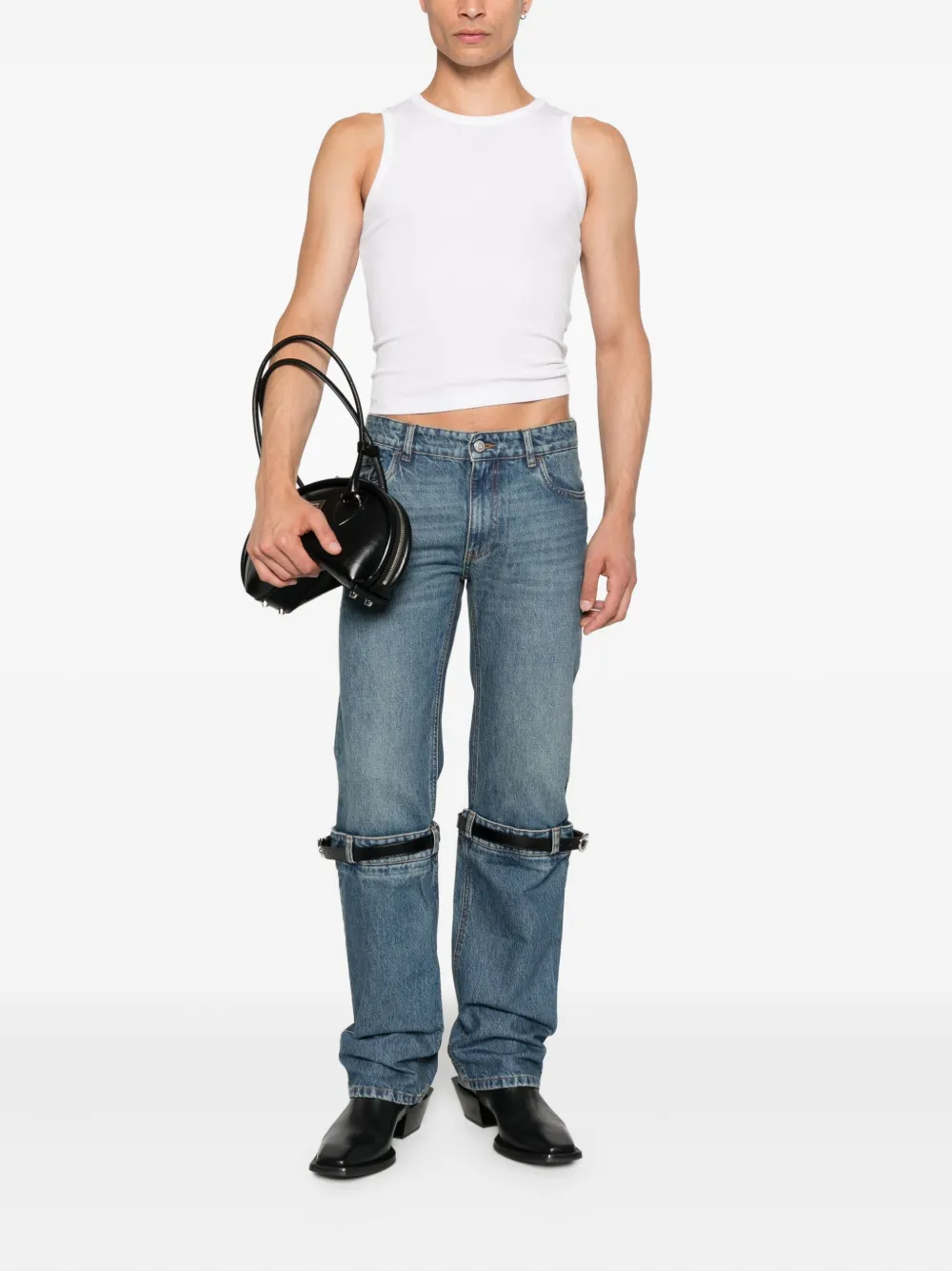 Coperni Hybrid denim broek Blauw