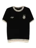 Andersson Bell football-number knitted top - Black