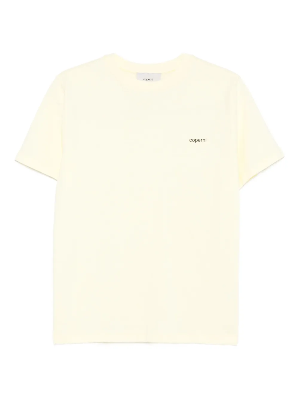 Coperni logo-detail T-shirt Geel