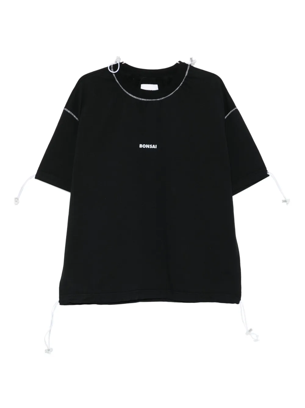 Bonsai Palloncino drawstring-hem T-shirt | Black | Image 1
