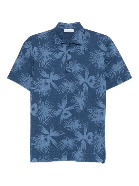 Gran Sasso floral-print polo shirt