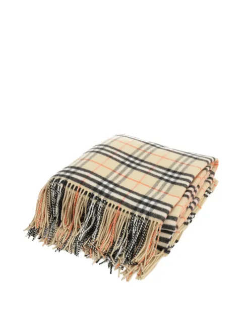 Burberry checked blanket 