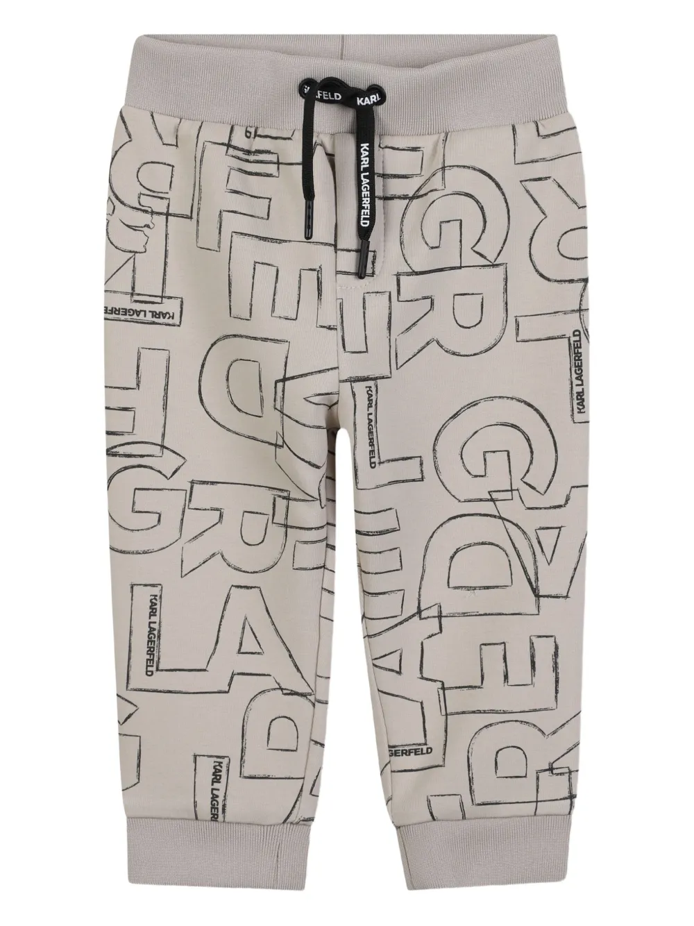 Karl Lagerfeld Graphic-print Striped Tracksuit Set (set Of Three) In Multi