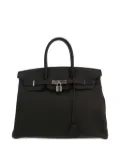Hermès Pre-Owned leather birkin bag - Black