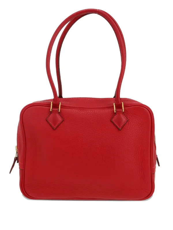 Hermès Pre-Owned Mini Plume Tote Bag Red FARFETCH SK
