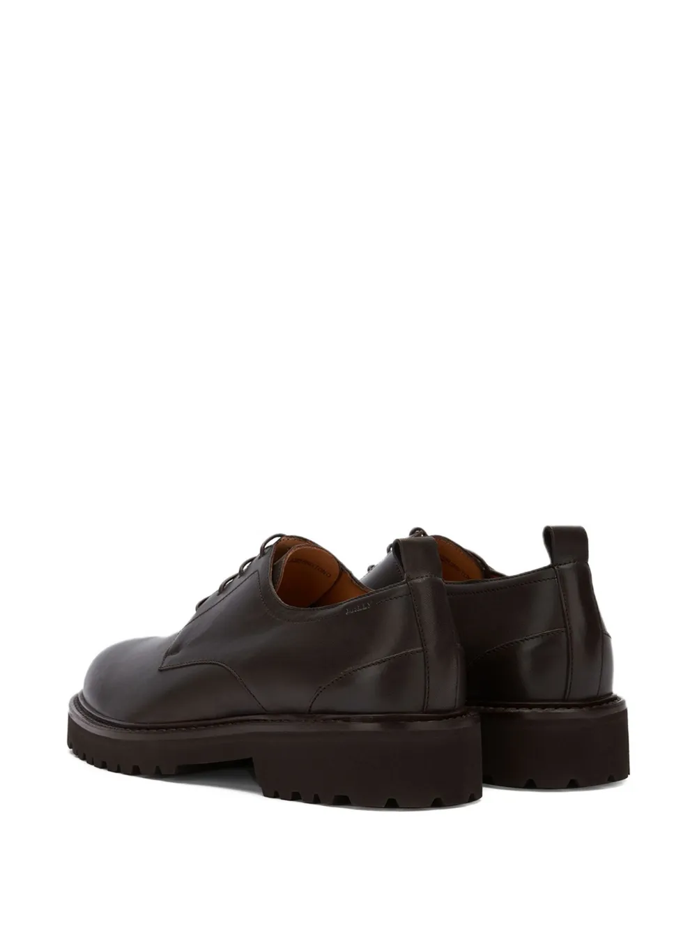 Bally lace-up leather derby shoes Brown