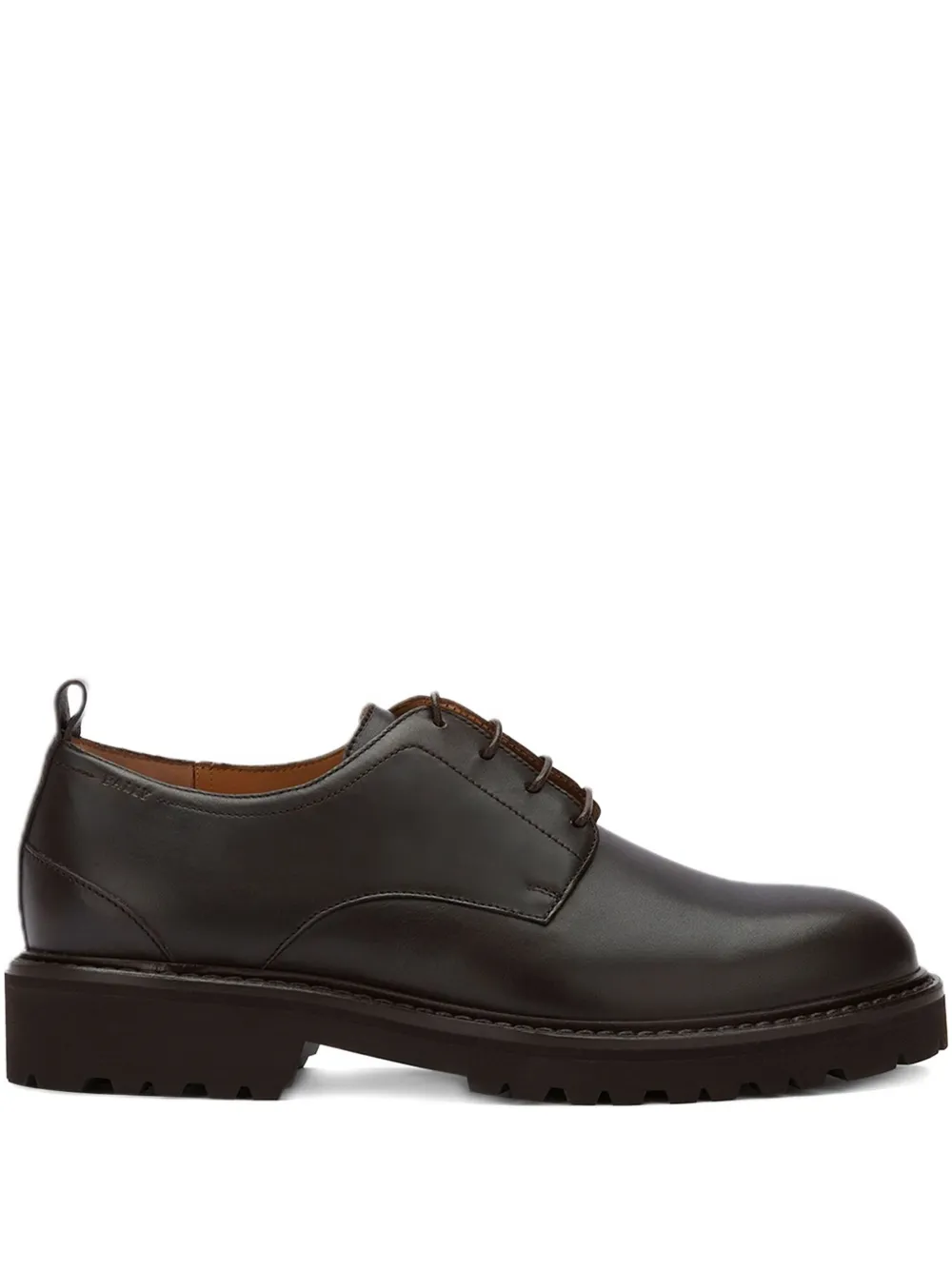Bally lace-up leather derby shoes Brown