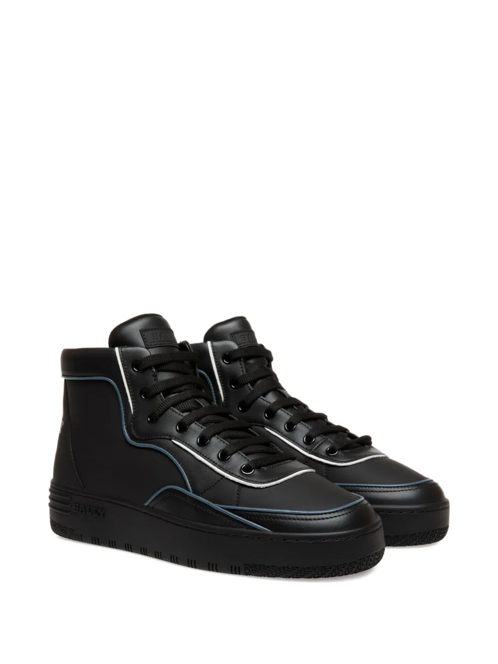 Bally flat high-top sneakers Black